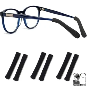 Soft Cotton Glasses Ear Cushions, Non-Slip Eyeglasses Temple Tips Sleeve